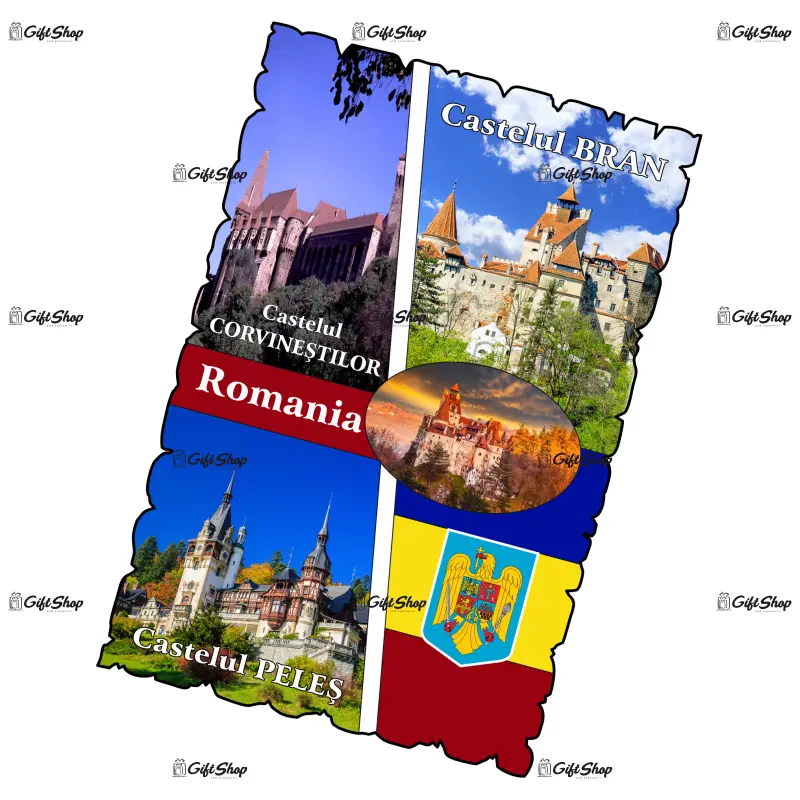 Castele romania, magnet frigider mgs177